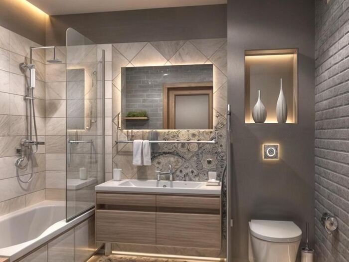 Bedrooms, Ensuites & Wardrobes — En-suite shower room