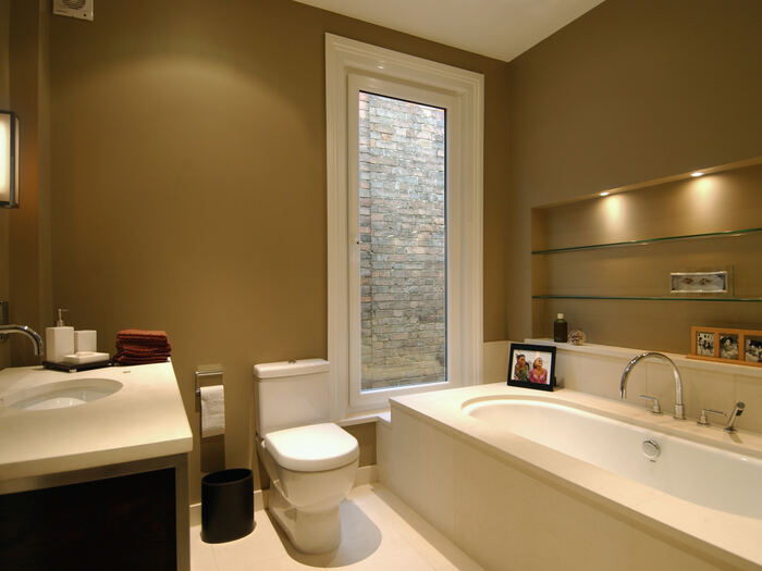 Cricklewood — Bathroom with freestanding bath