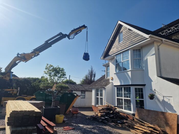 Exeter Road — Groundworks for the new extension