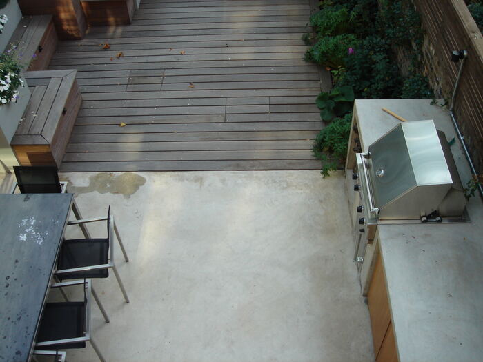 Notting Hill Gate — Roof terrace, finished