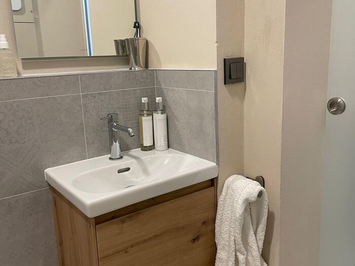 Prague — The finished bathroom