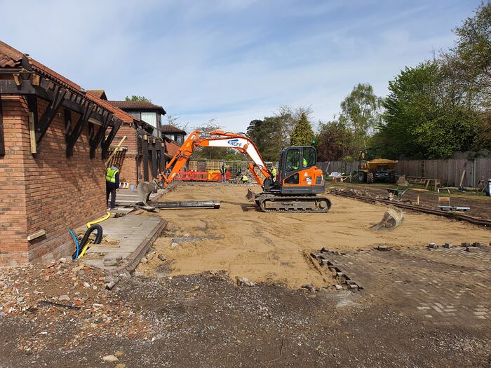 Walton Park — Groundworks and foundations underway